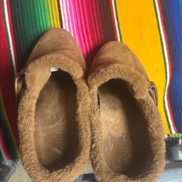 Vionic Kailen Tan Suede Mules Size 10 - Picture 6 of 10